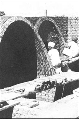 Fertige Kuppelstruktur aus CSEB