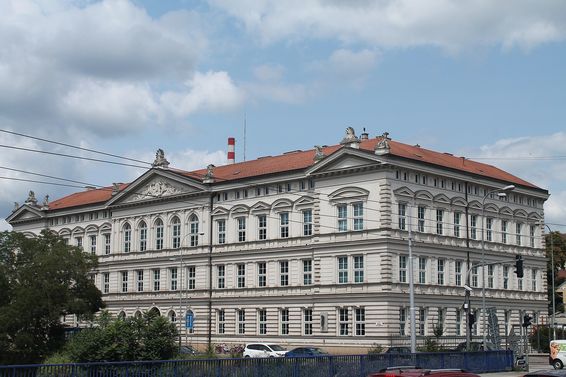 Gebäude der Fakultät für Architektur VUT Brno an der Poříčí 5 in Brno