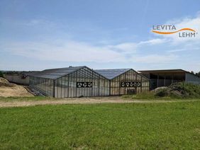 Zweite solare Lehmtrocknungsanlage