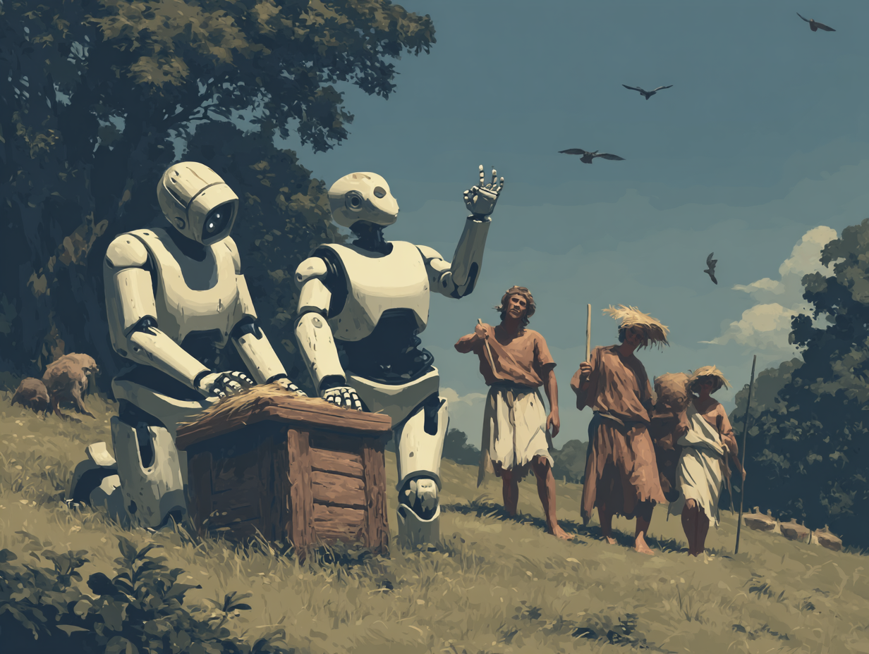 Vision: Roboter und Menschen arbeiten gemeinsam am Lehmbau