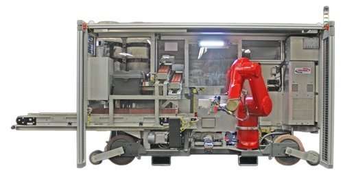 SAM100 — Semi-autonomer Mauerroboter