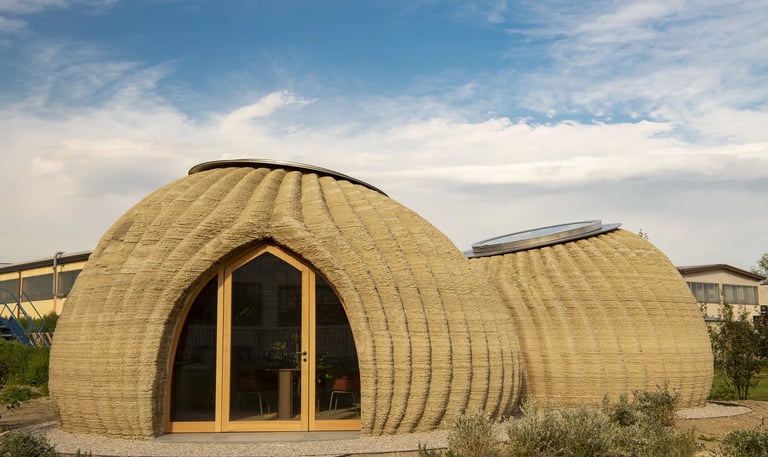 TECLA, erstes 3D-gedrucktes Lehmwohnhaus