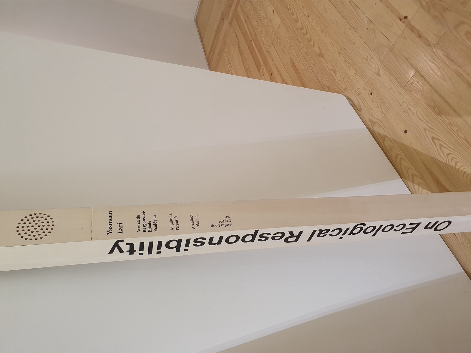 Installation von Yasmeen Lari, Lissabon-Triennale