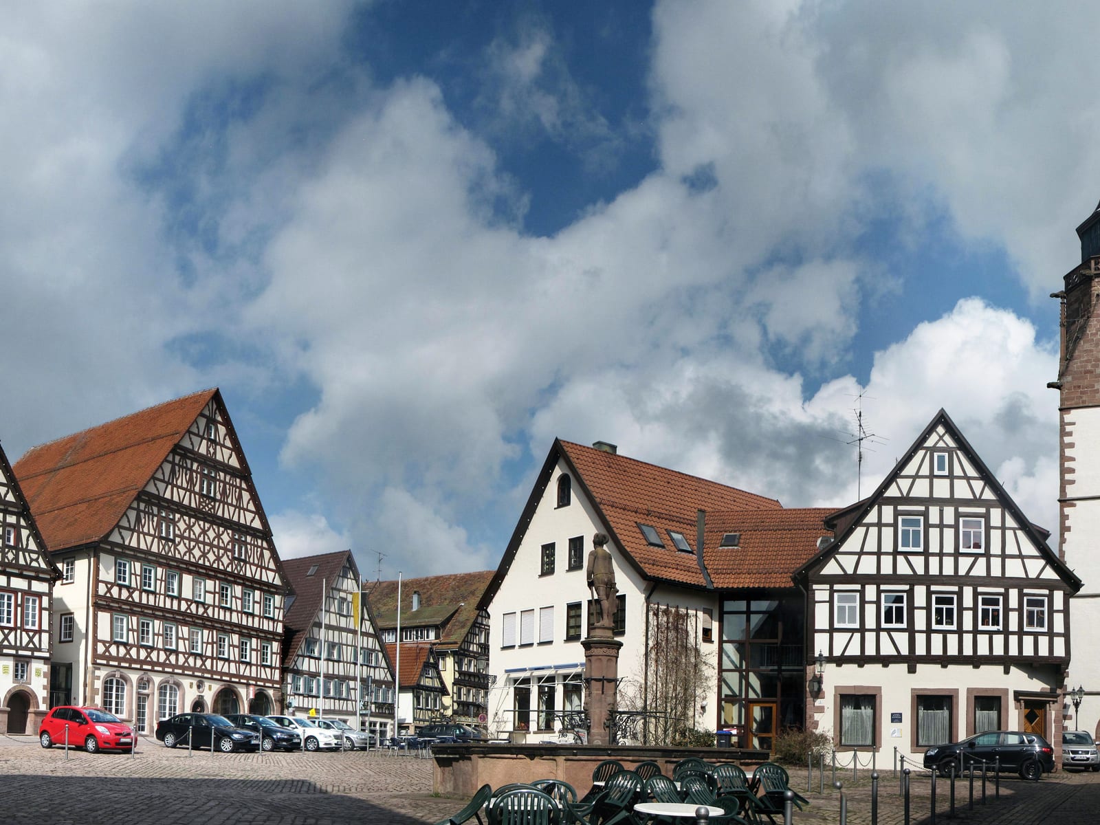 Historisches Lehmgebäude, Fachwerk